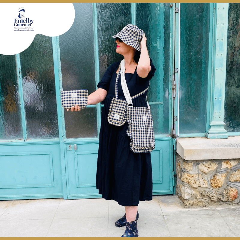 Gingham "Vichy" CROSSBODY BAG