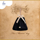 "Marine" tote bag with printed strap