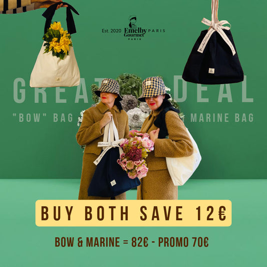 "Marine" bag and "Bow" bag bundle (save 12€)